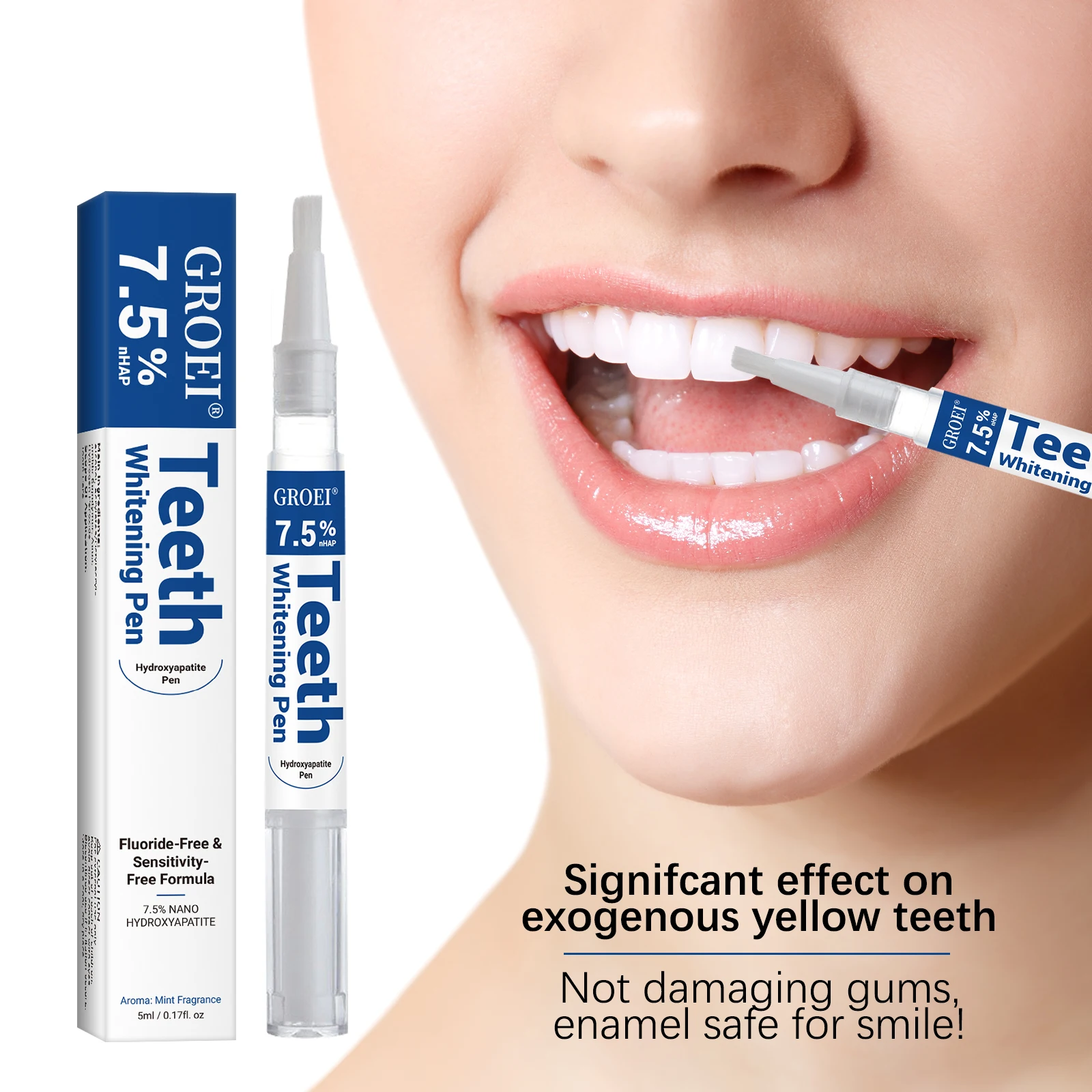 Pena Pemutih Gigi Hidroksiapat - Teeth Whitening Pens ulasan dan harga