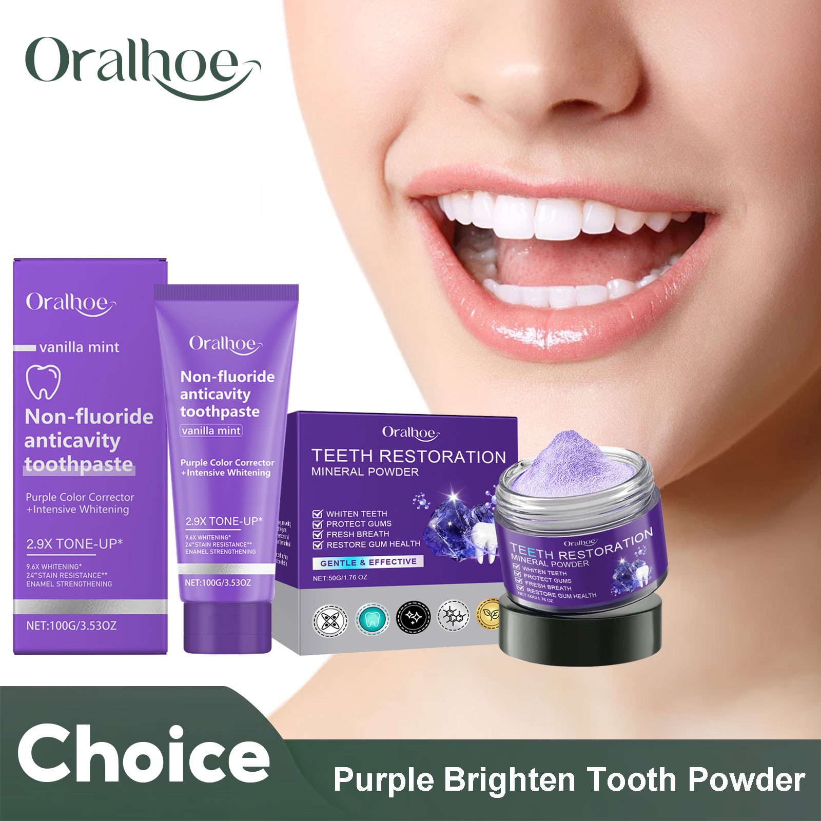 Bubuk Mineral restorasi gigi,  - Teeth Whitening Near Me ulasan dan harga