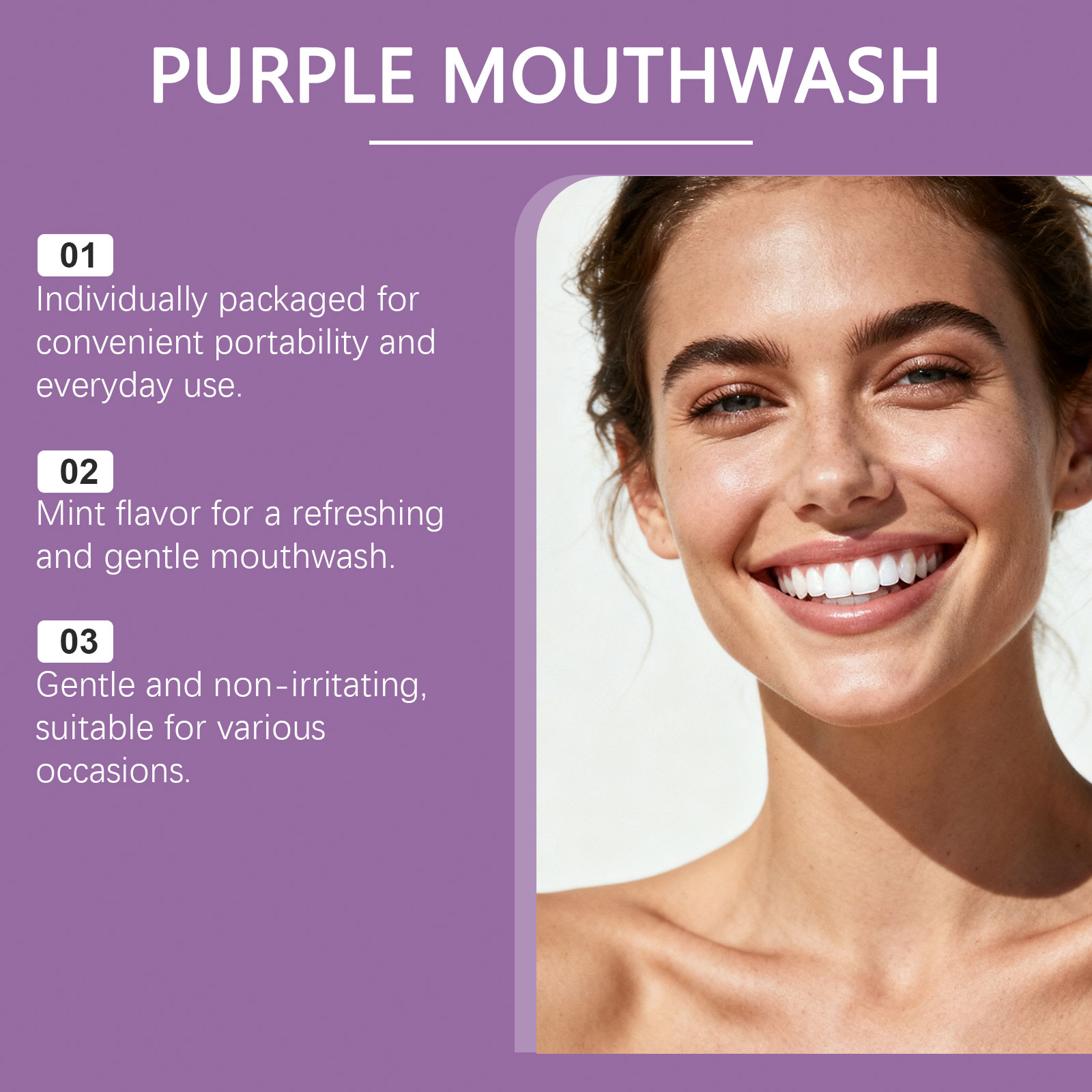 Obat Kumur Ungu Pengoreksi War - Teeth Whitening Mouthwash ulasan dan harga